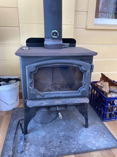 Bonus room wood stove